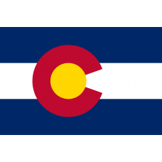 Reflective Colorado State Flag Decal
