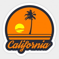 California Sunset Decal