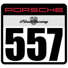 PCA Club Racing Number Plates